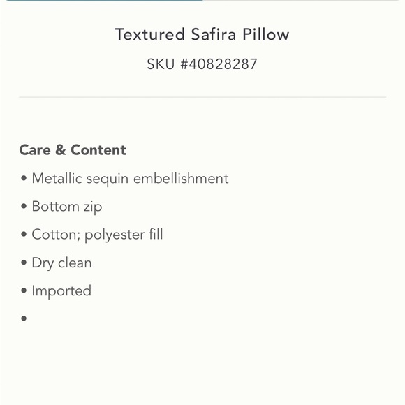 SOLD!!!🌟🌟🌟Anthropologie RARE Textured Safira Throw Pillow-Tangerine-20x20 - Picture 8 of 8